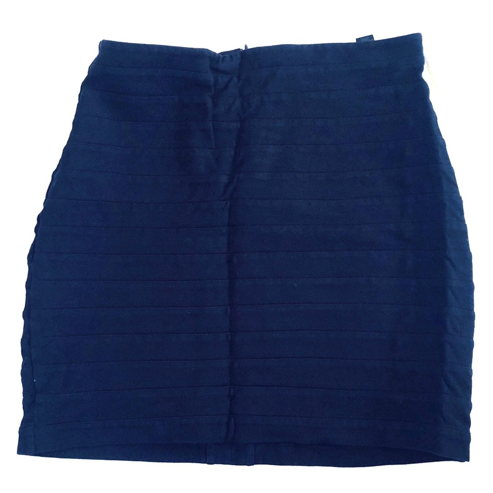 Express black bandage skirt